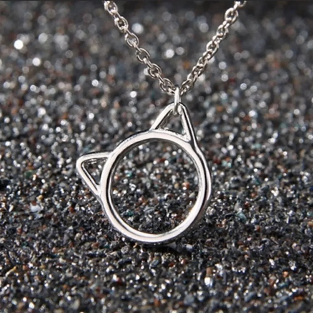 Necklace Kitty Zinc Alloy Cute Versatile Mix Match